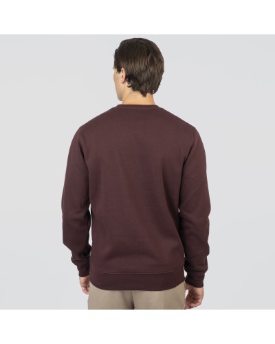 REBASE CREW NECK 252.RTOP-1054 BURGUNDY