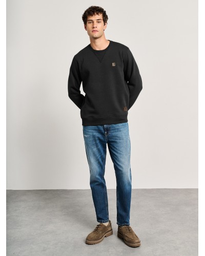 STAFF CREW NECK FITZ 64-108.054 BLACK