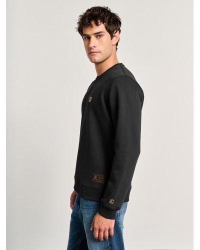 STAFF CREW NECK FITZ 64-108.054 BLACK