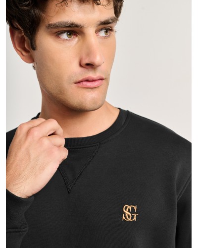 STAFF CREW NECK FITZ 64-108.054 BLACK