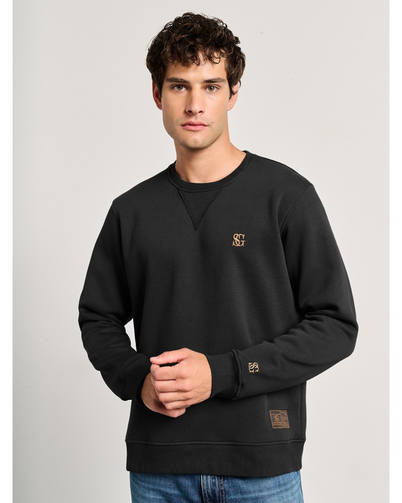 STAFF CREW NECK FITZ 64-108.054 BLACK