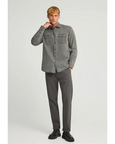FUNKY BUDDHA CHINO FBM012-001-02 DK GREY ML