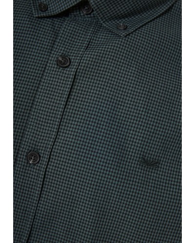 FUNKY BUDDHA SHIRT FBM012-004-05	PINE GREEN