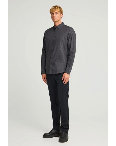 FUNKY BUDDHA SHIRT FBM012-004-05	DK GREY