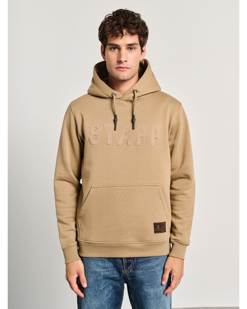 STAFF HOODIE JET 64-113.054 CAPPUCCINO
