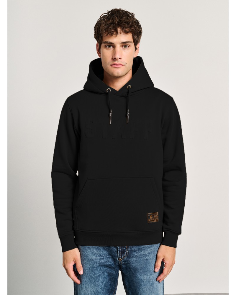 STAFF HOODIE JET 64-113.054 BLACK