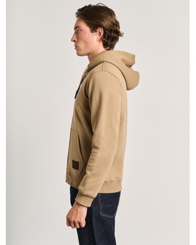 STAFF ZIP HOODIE FRANCO 64-102.054 CAPPUCCINO