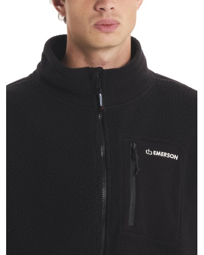 EMERSON ZIP FLEECE 252.EM290.27 BLACK