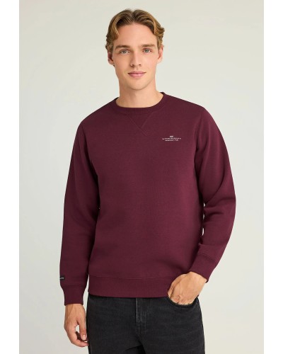 FUNKY BUDDHA CREW NECK FBM012-003-06 MAROON