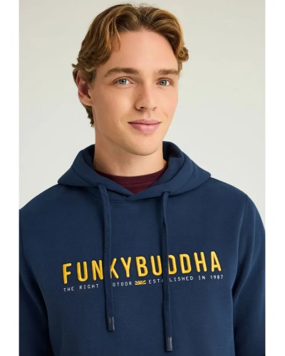 FUNKY BUDDHA	HOODIE FBM012-072-06 NAVY