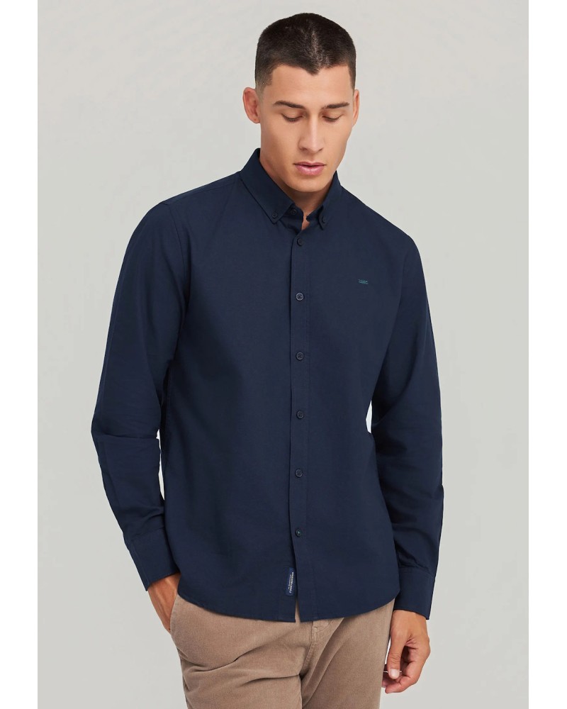 FUNKY BUDDHA SHIRT FBM012-002-05	DK NAVY