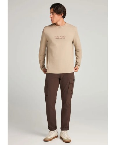 FUNKY BUDDHA LONGSLEEVE FBM012-003-07 LT CIGAR