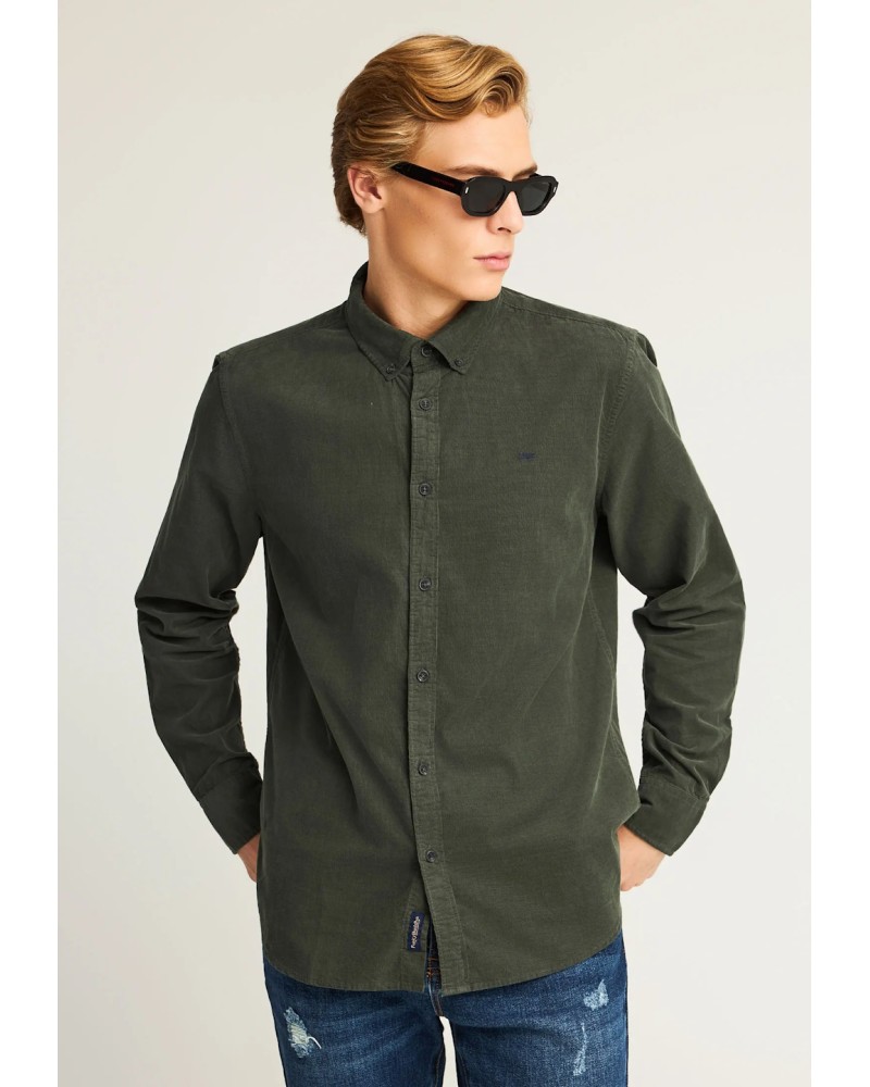 FUNKY SHIRT FBM012-003-05 HUNTER GREEN