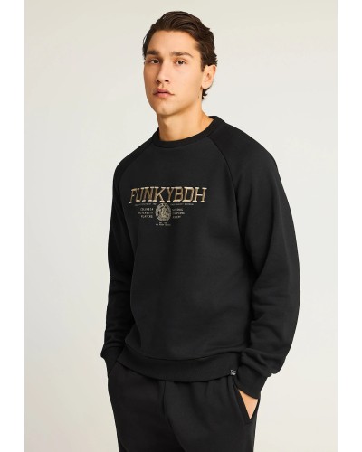 FUNKY BUDDHA CREW NECK FBM012-011-06 BLACK