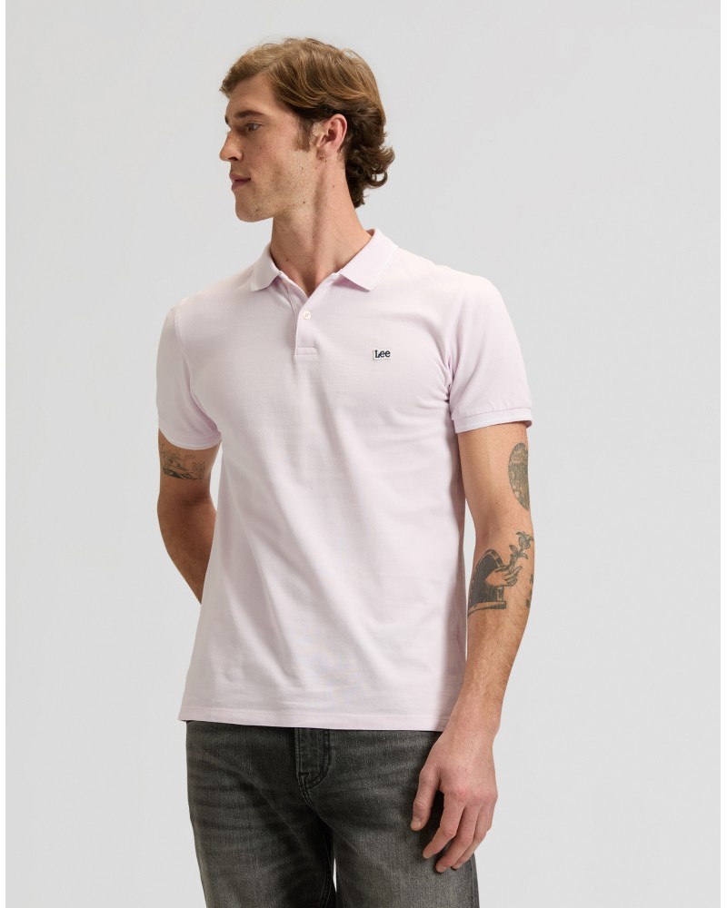 LEE	PIQUE POLO LIGHT ICY PINK