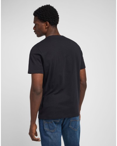 LEE	T-SHIRT WOBBLY LOGO TEE L65QAI01 BLACK