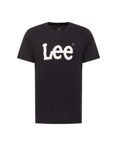 LEE	T-SHIRT WOBBLY LOGO TEE L65QAI01 BLACK