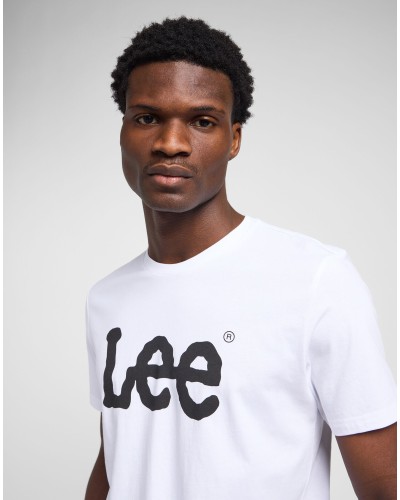 LEE	T-SHIRT WOBBLY LOGO TEE L65QAI12 WHITE