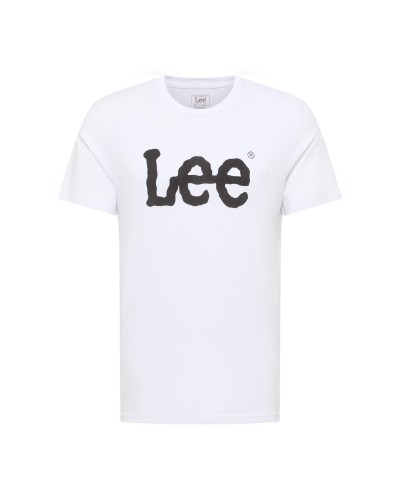 LEE	T-SHIRT WOBBLY LOGO TEE L65QAI12 WHITE