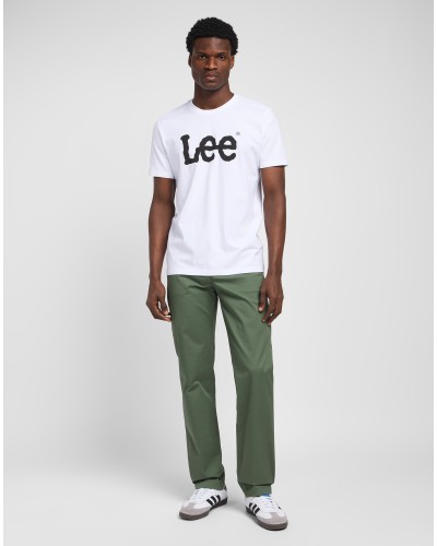 LEE	T-SHIRT WOBBLY LOGO TEE L65QAI12 WHITE