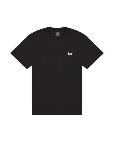 LEE	T-SHIRT SS SMALL LOGO TEE BLACK