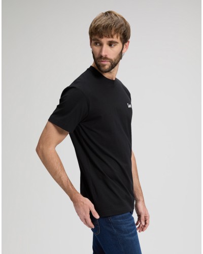 LEE	T-SHIRT SS SMALL LOGO TEE BLACK