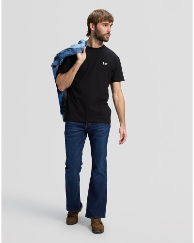 LEE	T-SHIRT SS SMALL LOGO TEE BLACK