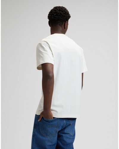 LEE	T-SHIRT SS SMALL LOGO TEE NATURAL