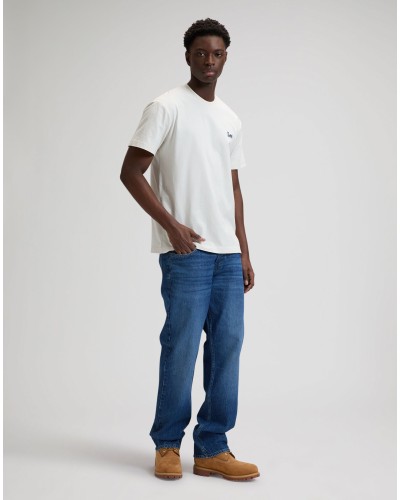 LEE	T-SHIRT SS SMALL LOGO TEE NATURAL