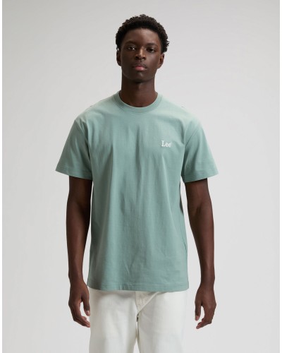 LEE	T-SHIRT SS SMALL LOGO TEE DESERT SAGE