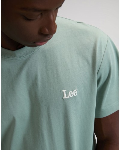 LEE	T-SHIRT SS SMALL LOGO TEE DESERT SAGE