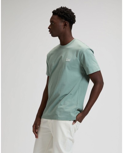 LEE	T-SHIRT SS SMALL LOGO TEE DESERT SAGE