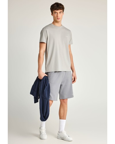 FUNKY BUDDHA	SWEAT SHORTS	FBM013-050-03 STEEL GREY