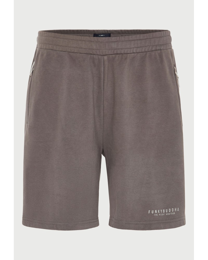 FUNKY BUDDHA	SWEAT SHORTS	FBM013-050-03 MOON MIST