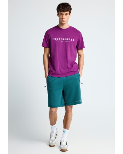 FUNKY BUDDHA	SWEAT SHORTS	FBM013-050-03 MEDITERRANEA