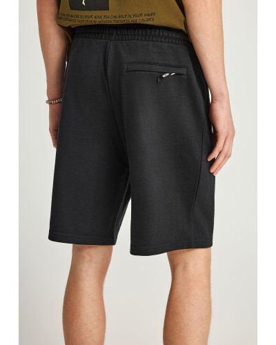 FUNKY BUDDHA	SWEAT SHORTS	FBM013-050-03 BLACK
