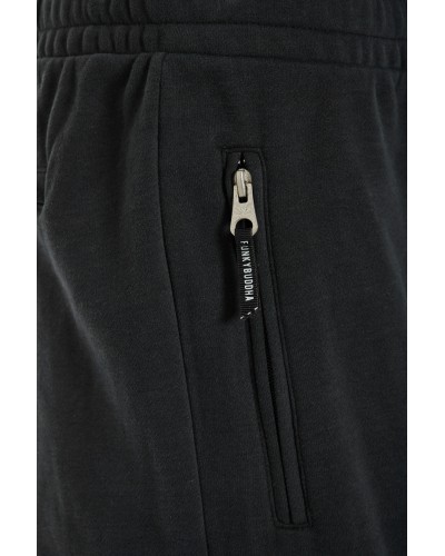 FUNKY BUDDHA	SWEAT SHORTS	FBM013-050-03 BLACK