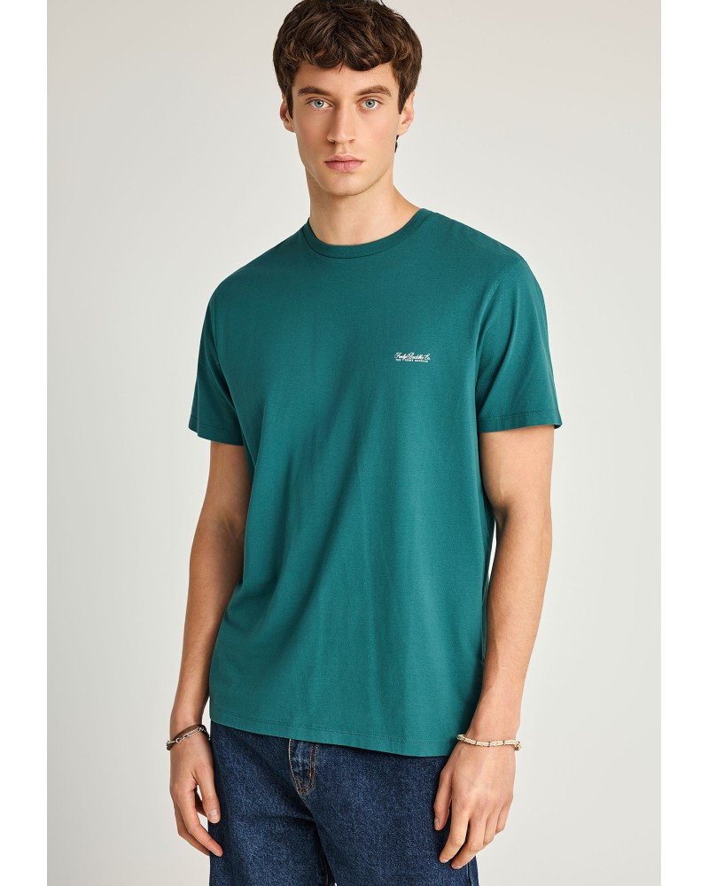 FUNKY BUDDHA T-SHIRT FBM013-001-04 MEDITERRANEA