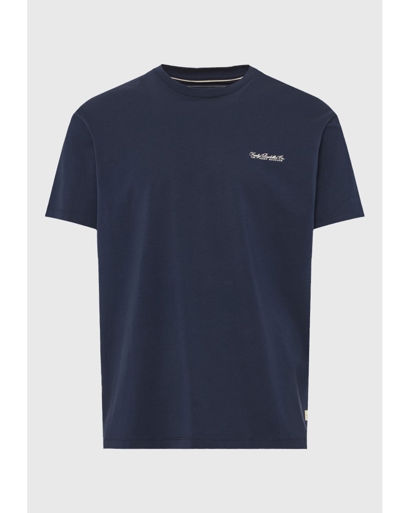 FUNKY BUDDHA T-SHIRT FBM013-001-04 NAVY