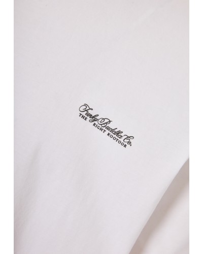 FUNKY BUDDHA T-SHIRT FBM013-001-04 WHITE