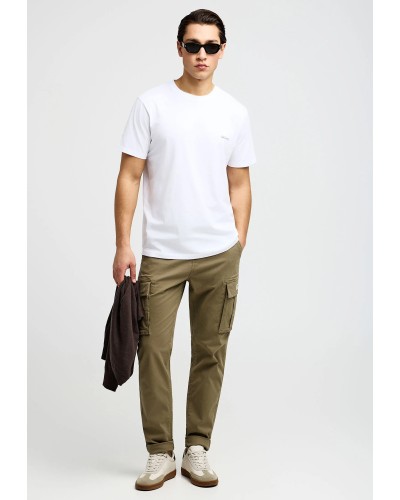 FUNKY BUDDHA T-SHIRT FBM013-001-04 WHITE