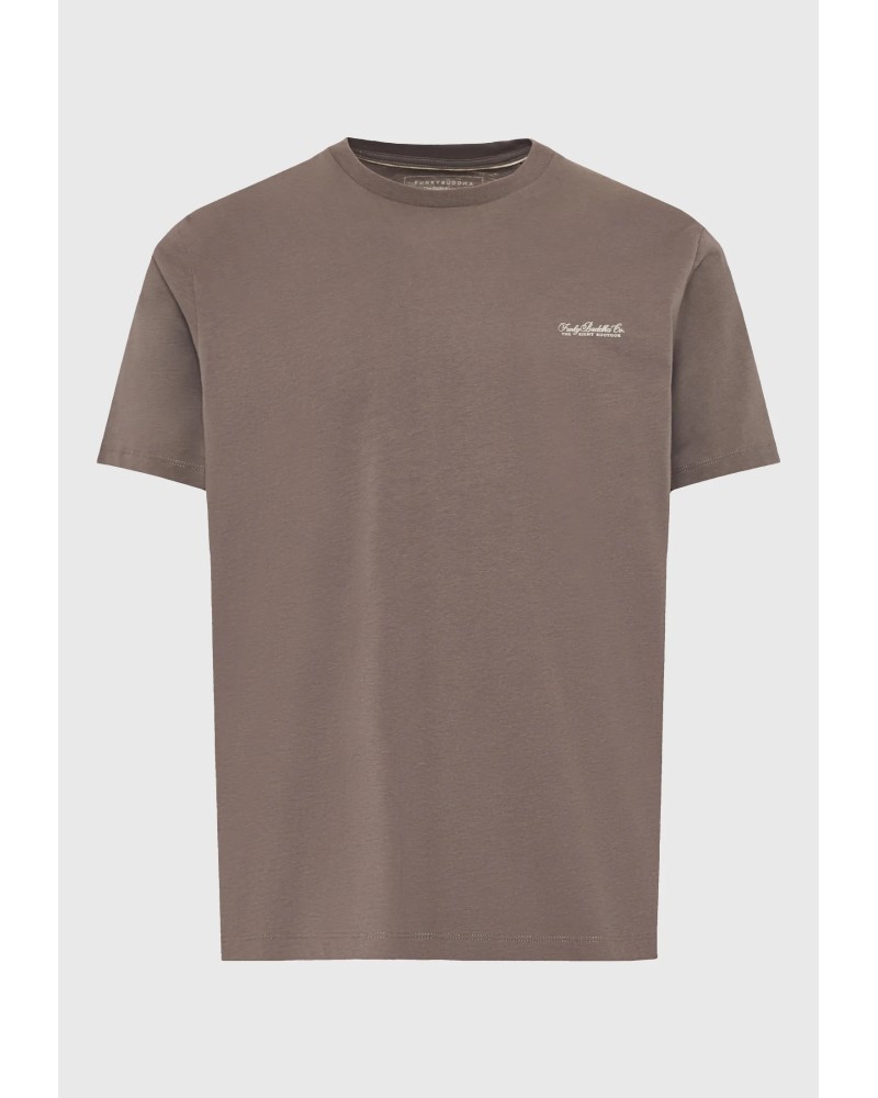 FUNKY BUDDHA T-SHIRT FBM013-001-04 MOON MIST