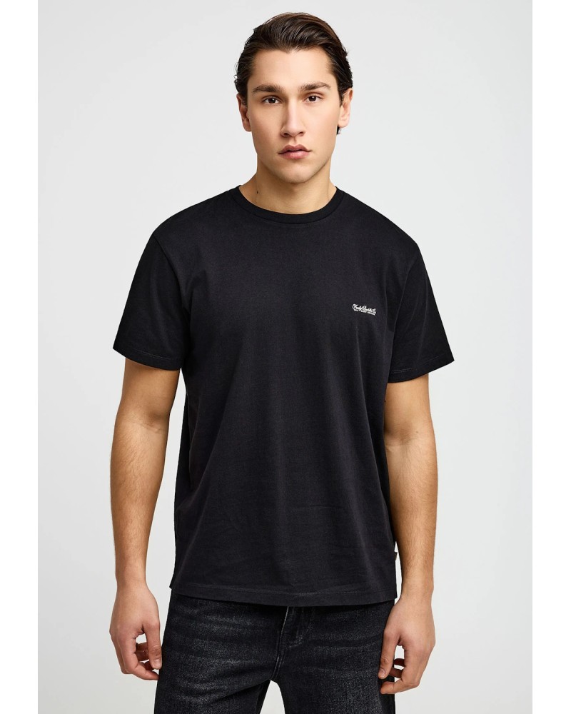 FUNKY BUDDHA T-SHIRT FBM013-001-04 BLACK