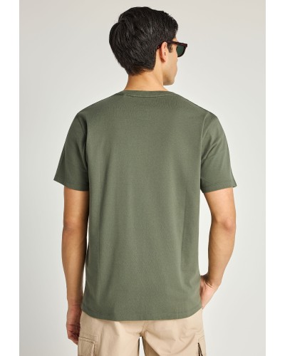 FUNKY BUDDHA T-SHIRT FBM013-022-04 DEEP FOREST