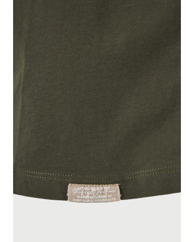 FUNKY BUDDHA T-SHIRT FBM013-022-04 DEEP FOREST