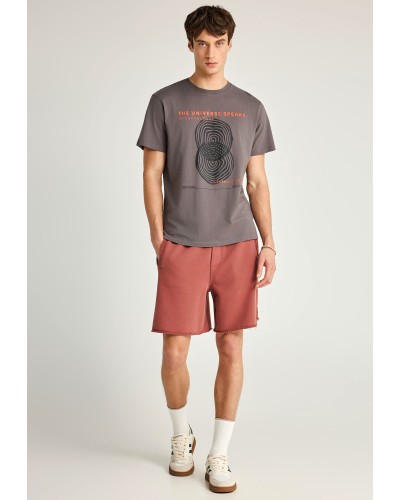 FUNKY BUDDHA T-SHIRT FBM013-045-04 MOON MIST