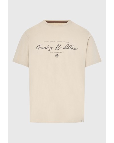 FUNKY BUDDHA T-SHIRT FBM013-022-04 FOG