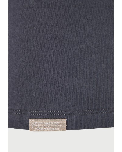 FUNKY BUDDHA T-SHIRT FBM013-022-04 DK GREY