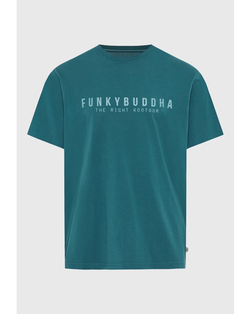FUNKY BUDDHA T-SHIRT FBM013-011-04 MEDITERRANEA