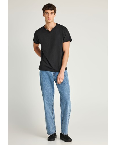 FUNKY BUDDHA T-SHIRT FBM013-004-04 BLACK